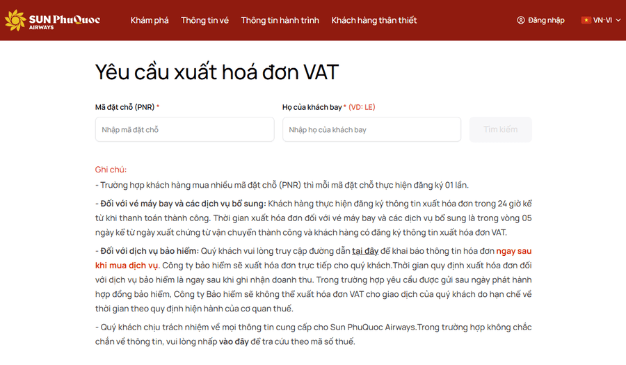 Vé máy bay dạng điện tử có thể xuất kèm VAT