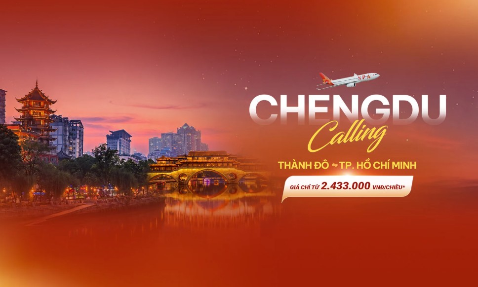 Ưu đãi bay thẳng Thành Đô
