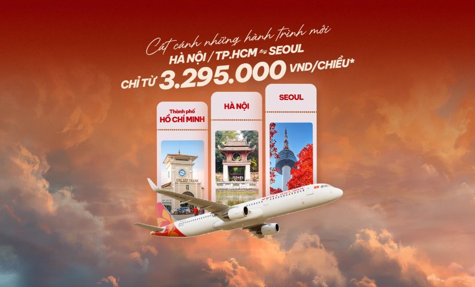 Ưu đãi bay thẳng Seoul Hàn Quốc