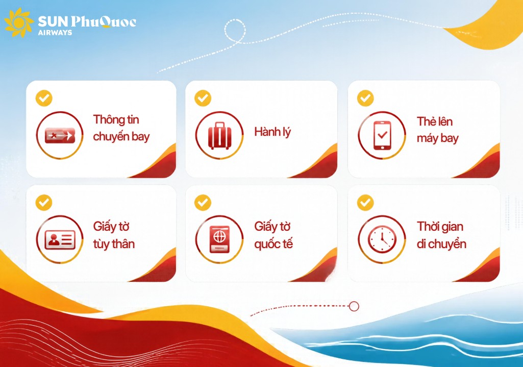 giấy tờ cần chuẩn bị khi đi máy bay