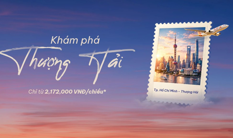 Ưu đãi bay thẳng Thượng Hải